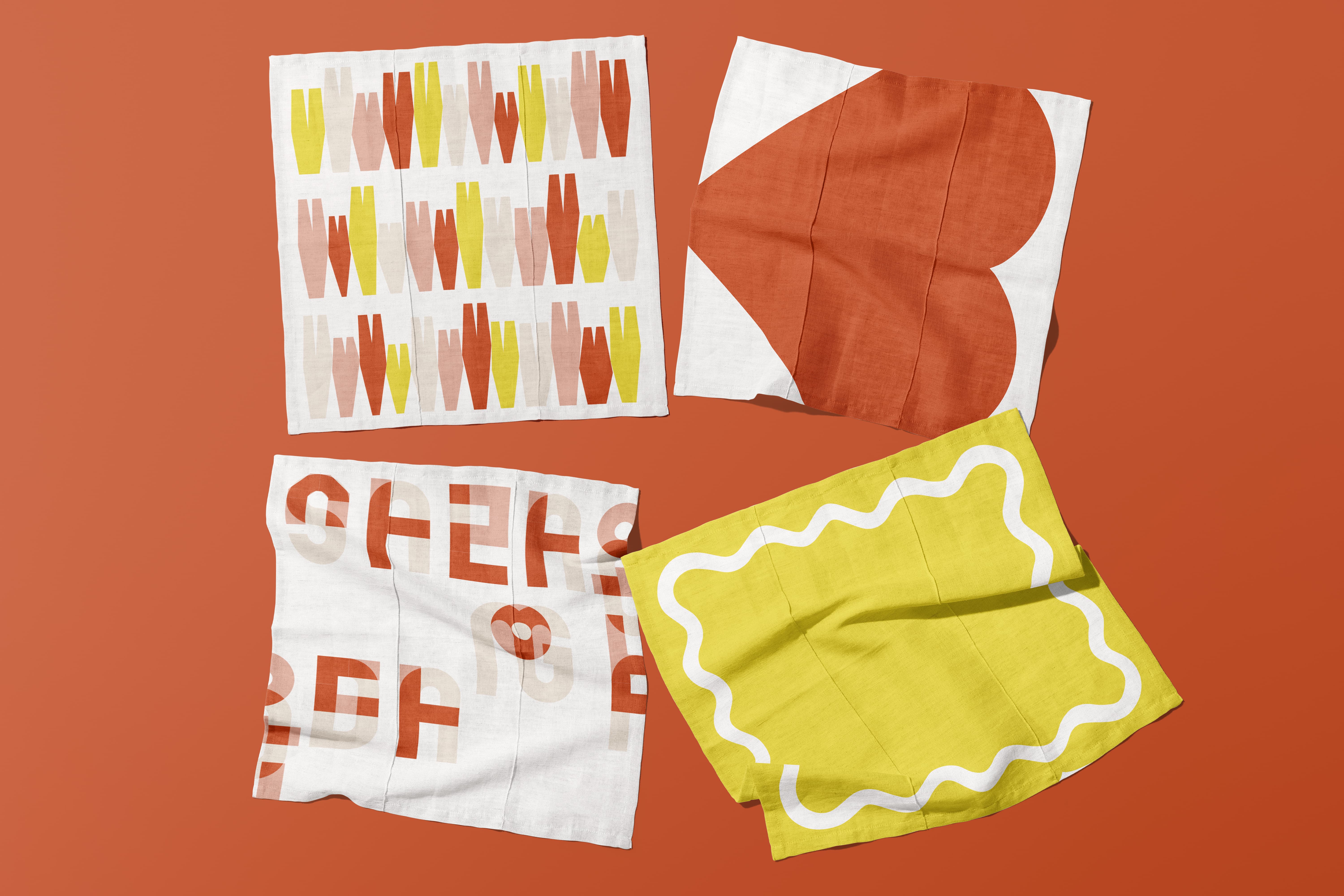 Hangeul table napkin series