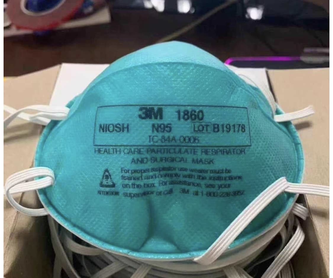 1860 N95 3_M face shield NIOSH _ FDA certificated
