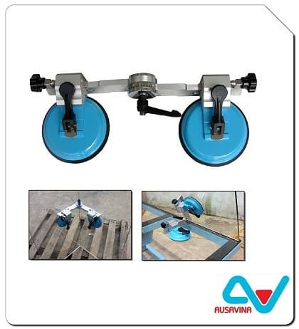 GLASS-GLUING CLAMP