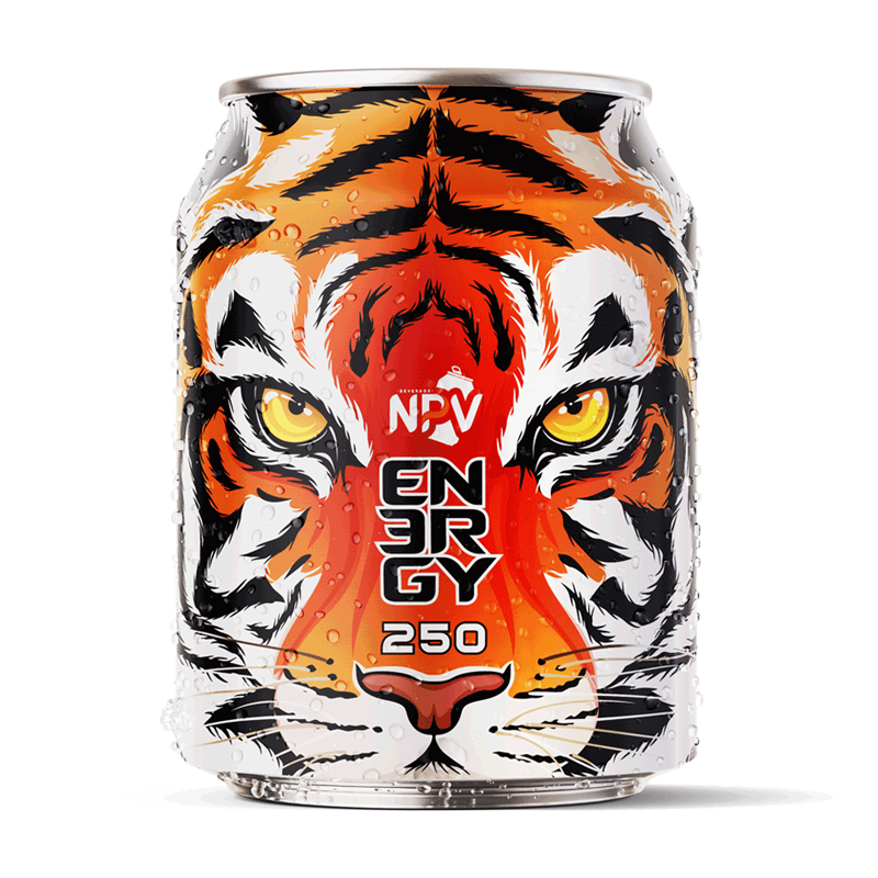 NPV ENERGY DRINK 250ML CAN _ PRIVATE LABEL