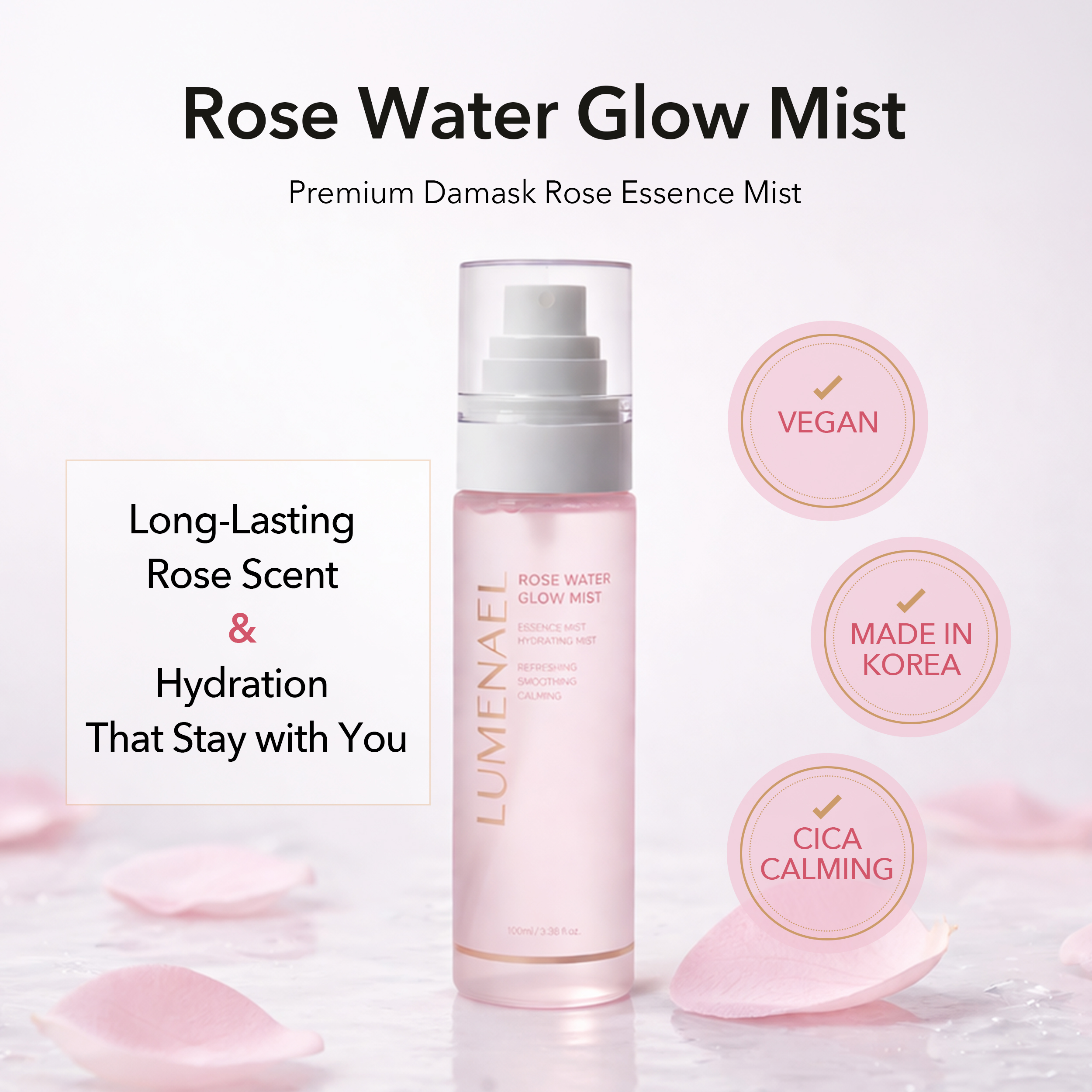 LUMENAEL Rose Water Glow Mist