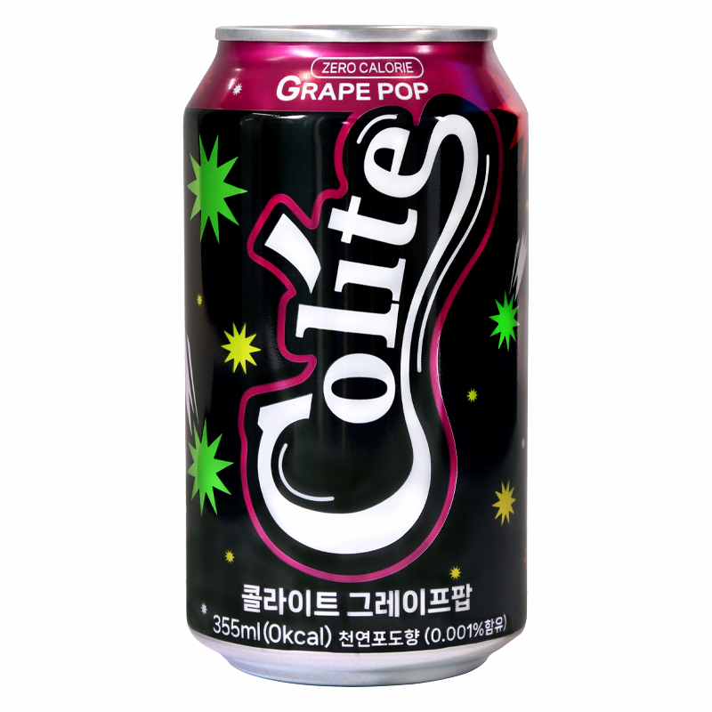 Colite Grape Pop_ Zero Cola_ Non_Sugar_ Soft Drink_ Wine_Flavored_ Grape_Flavored