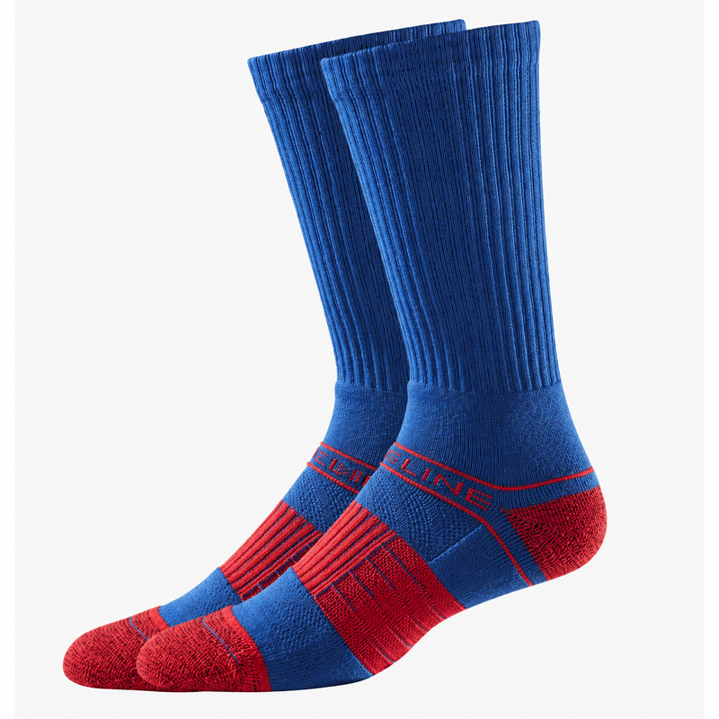 Cushioned Sports Crew Socks _ Arch Support Breathable Athletic Socks