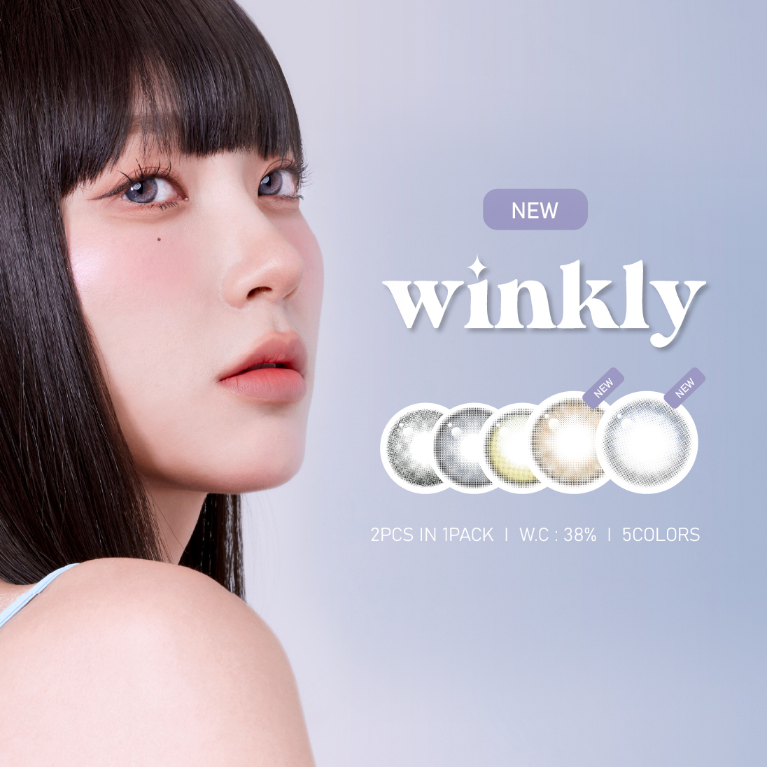 Color contact Lens _ eyesm _Winkly Series_