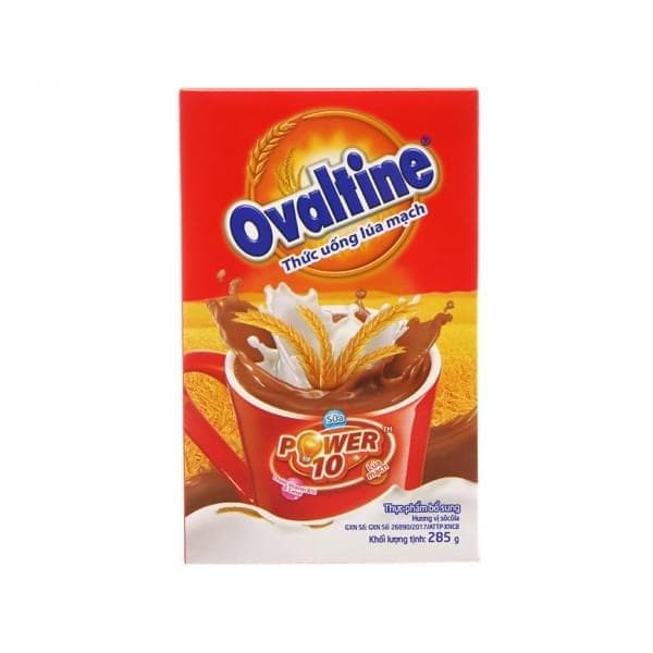 Ovaltine Malted Drink Wheat Powder Chocolate Flavor Box 285g