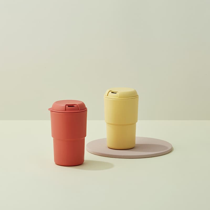 OEM ODM WHOLESALE Customizable Double Walled Mug Tumblers 13oz Matte Colors BPA FREE made in KOREA