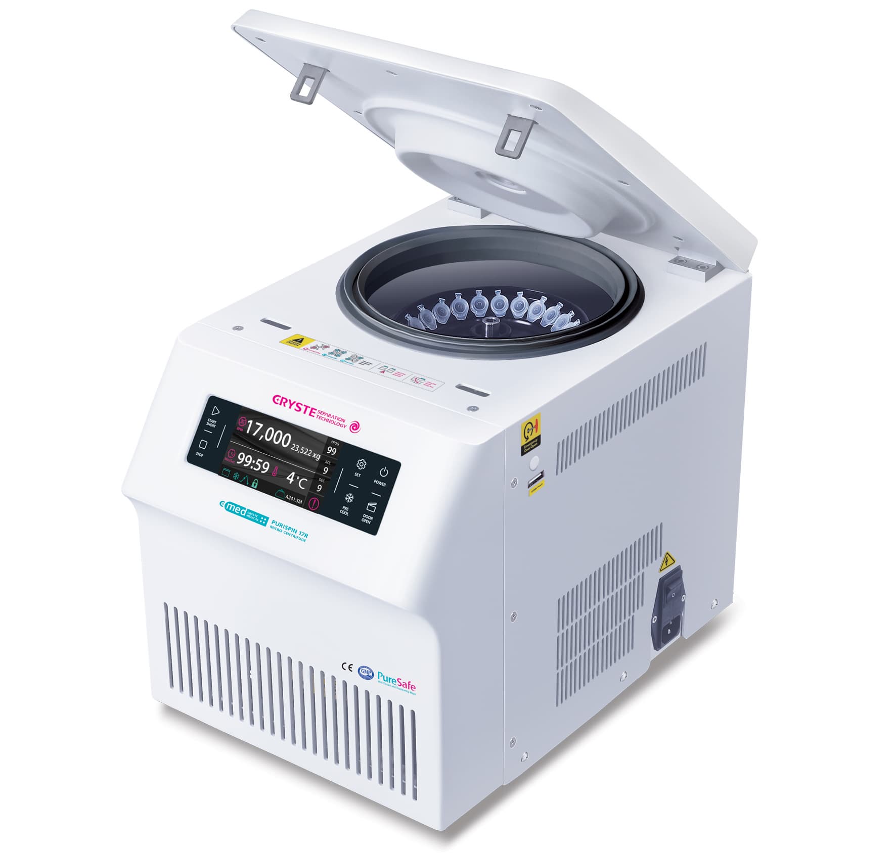 CRYSTE Air Cooling Micro Centrifuge PURISPIN 17R