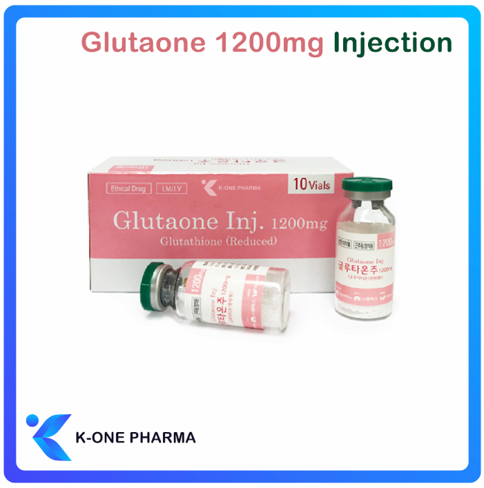 GLUTAONE 1200MG SKIN WHITENING INJECTION GLUTATHIONE