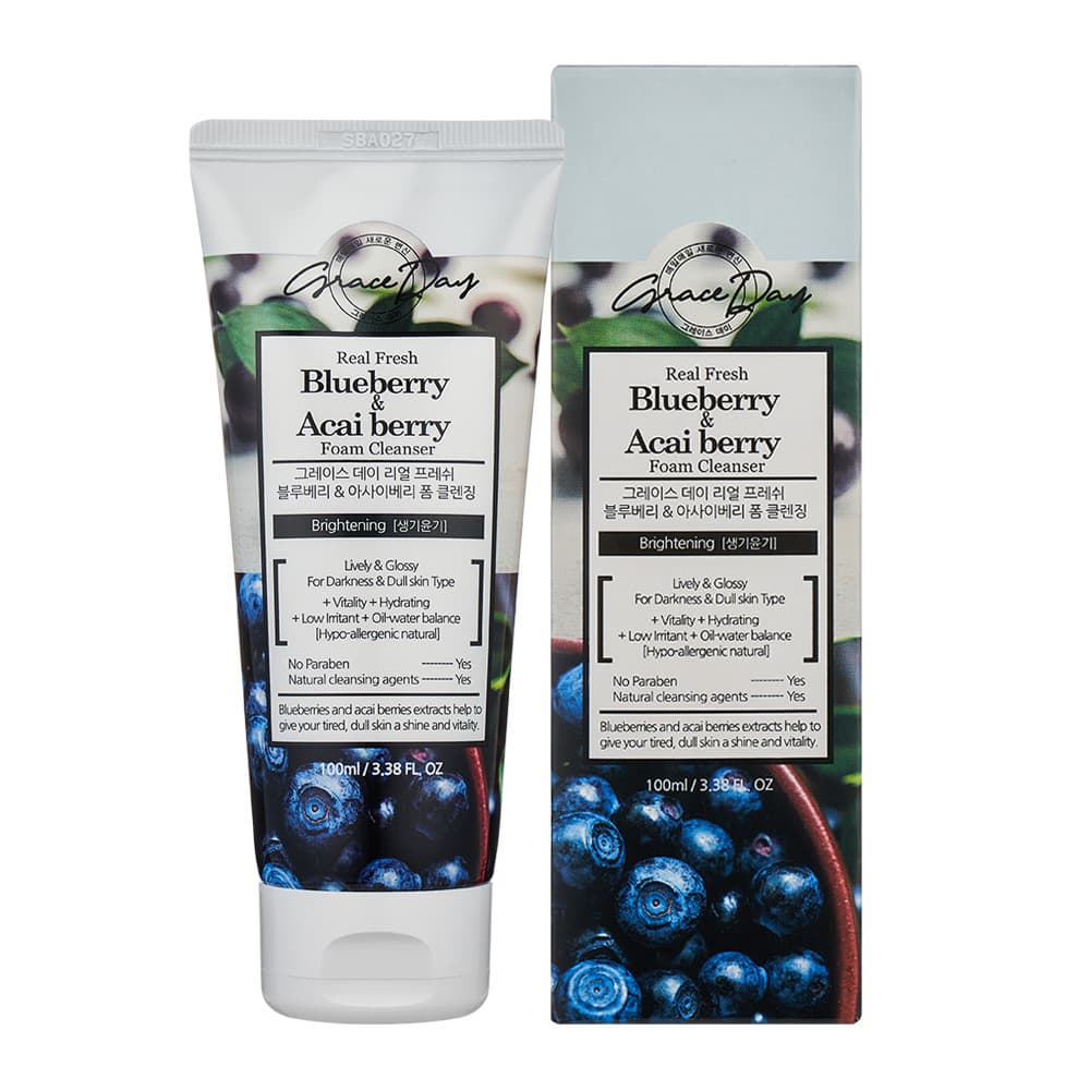 Real Fresh Blueberry_Acaiberry Foam Cleansing