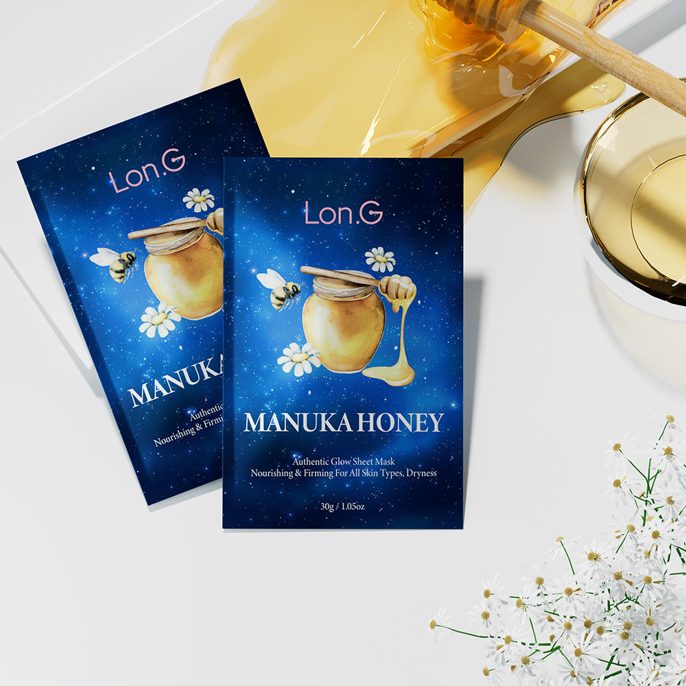 Manuka Honey Authentic Glow Sheet Mask_5EA_