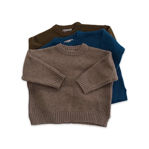 DE MARVI Kids Toddler Knitted Cashmere Sweater MADE IN KOREA