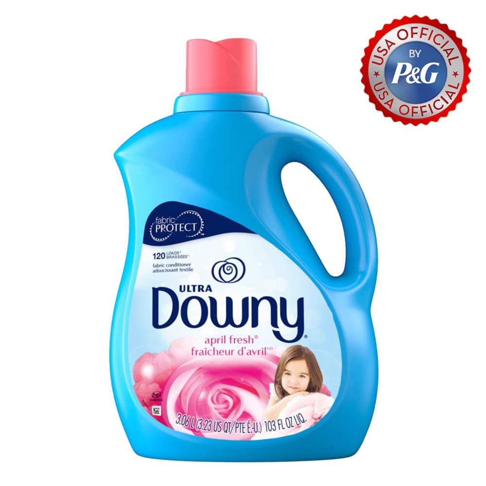 Downy Ultra Laundry Fabric Softener Liquid_ April Fresh Scent_ 103 Fl Oz_ 120 Loads