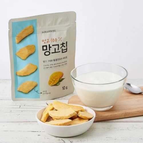 Mango Chip 10g_ Healthy baby snack_ Dried Fruit
