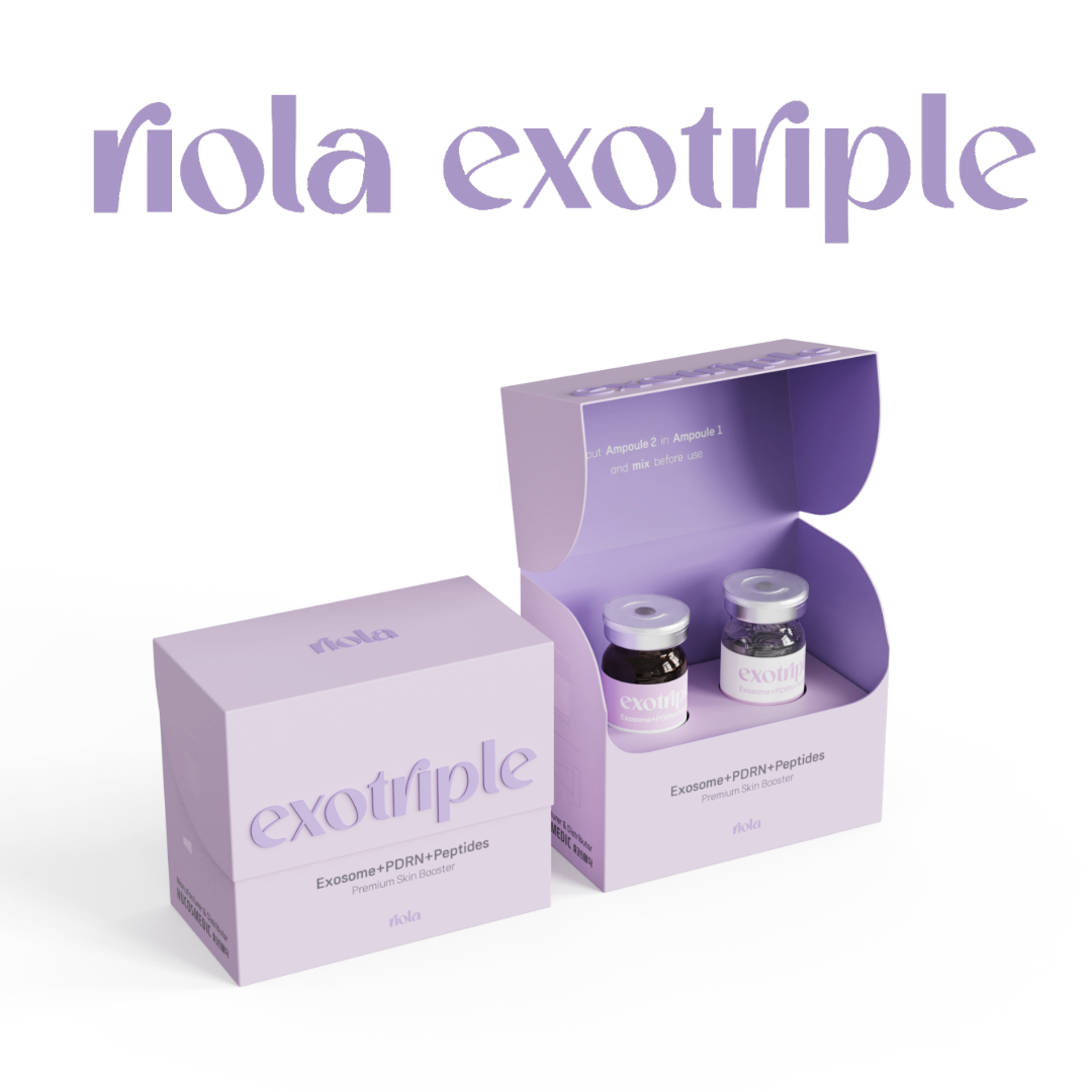 Riola Exotriple Premium Skin Booster Exosome_ PDRN_ Collagen _Mini Set_