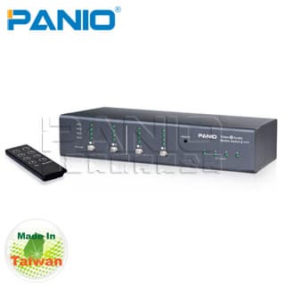 PANIO VAS44 4 Port VGA Matrix Switch with Audio & Remote