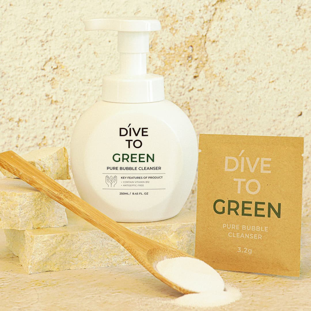DIVE TO GREEN Pure Bubble Cleanser