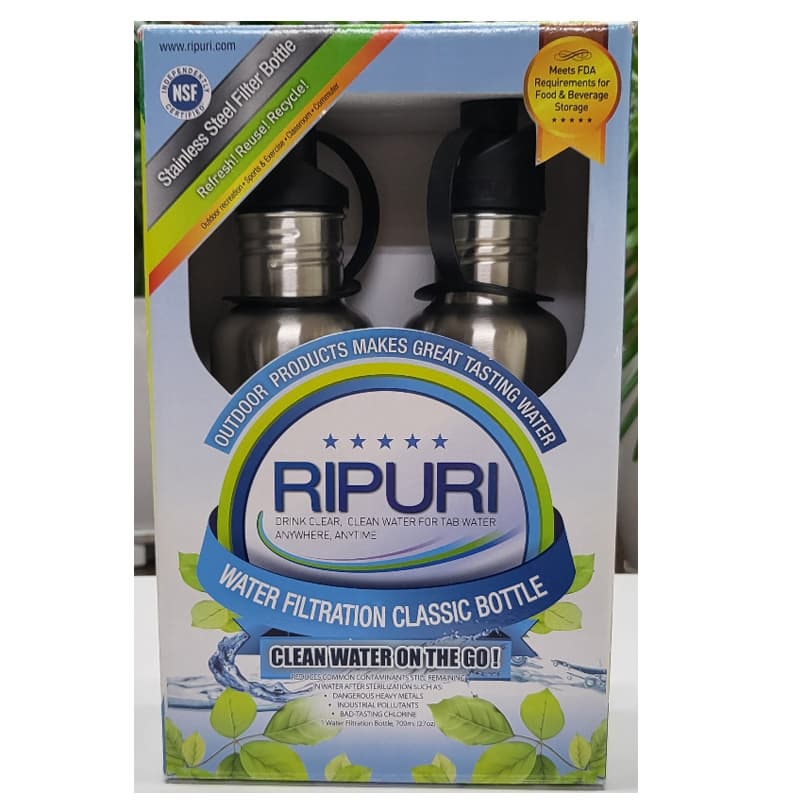 RIPURI Classic filter bottle 27oz 2Set