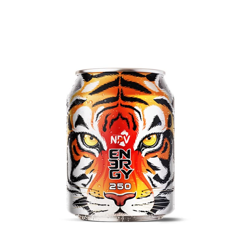 NPV BRAND ENERGY DRINK 250ML SHORT CAN WITH COMPANY PRICE BEST QUALITY AND SMALL MOQ