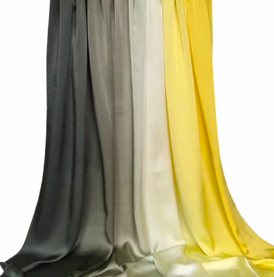 16mm   54 Inch   Ombre Satin  Silk  Fabric