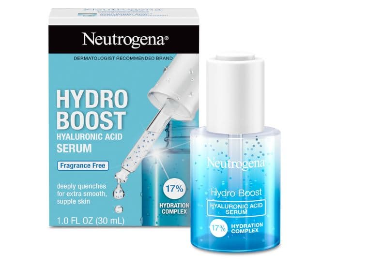 Neutrogena Hydro Boost Hyaluronic Acid Serum Lightweight Hydrating Face Serum for Dry Skin_ Oil_Free