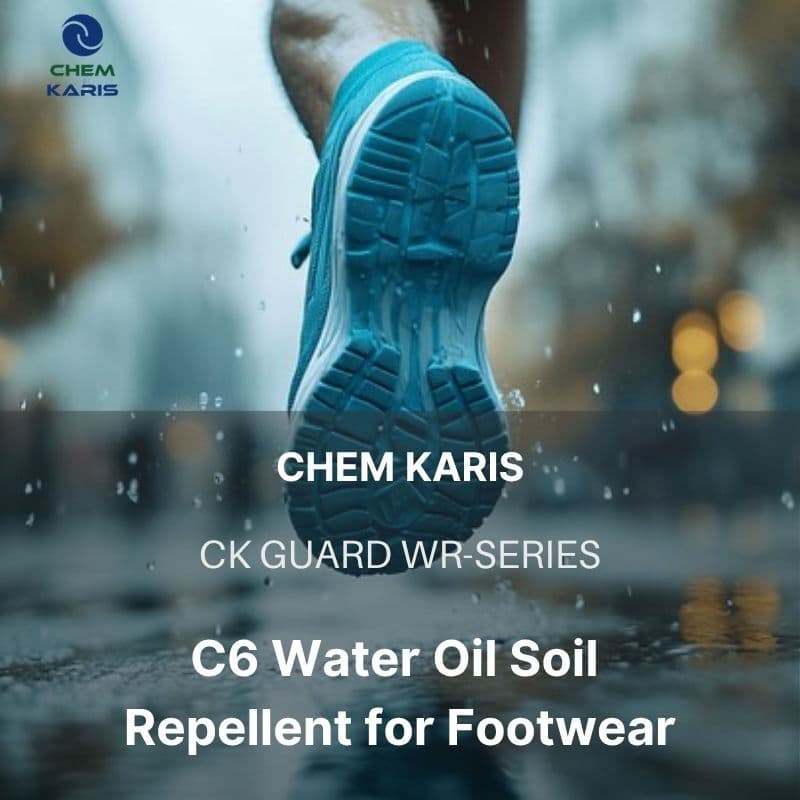 CK GUARD WR-SERIES C6 fluorocarbon water oil soil repellent for footwear manufacturing - PFOA-free, PFOS-free DWR finish