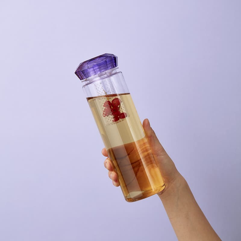 BPA FREE Customized Tumblers with Tea Infuser Lid 700ml 24oz Sports Accessoires Promotional Gifts