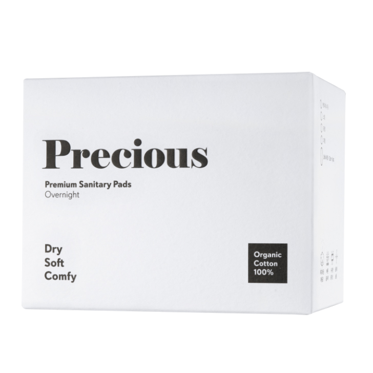 Precious Premium Organic Sanitary Pads _Overnight_