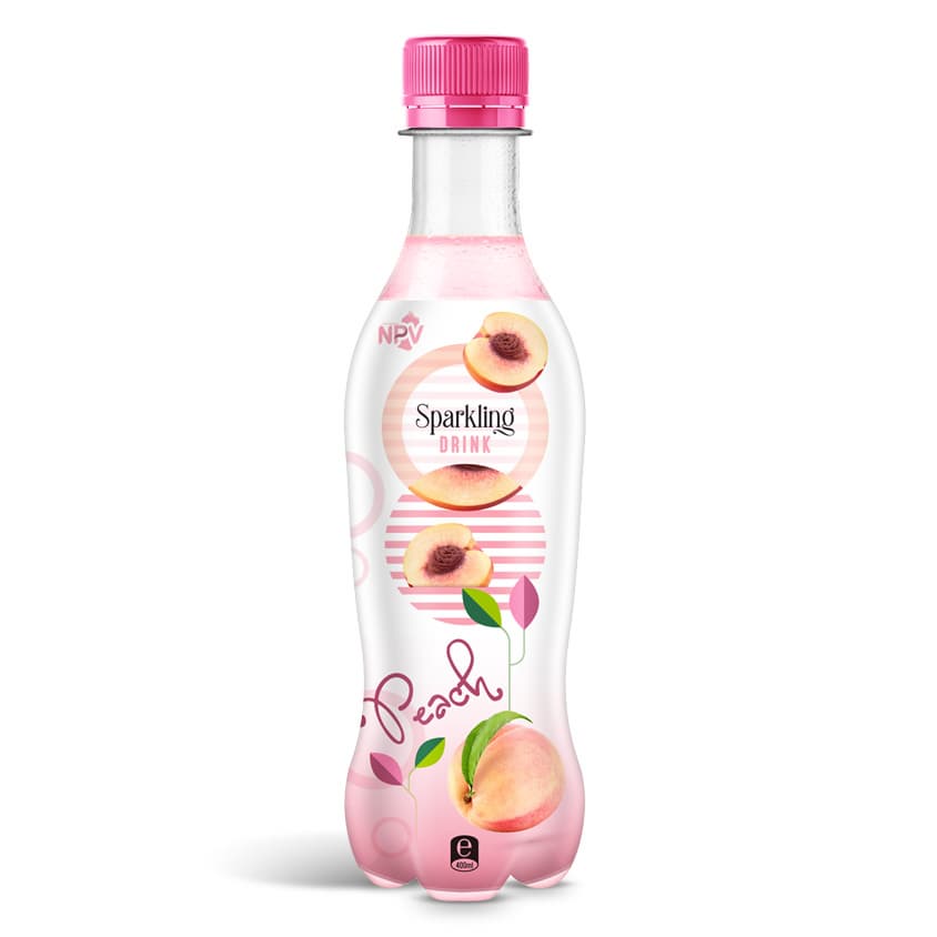 HOT SUMMER PRODUCT SPARKLING PEACH JUICE DRINK 400ML PET BOTTLE WITH COMPANY PRICE AND SMALL MOQ