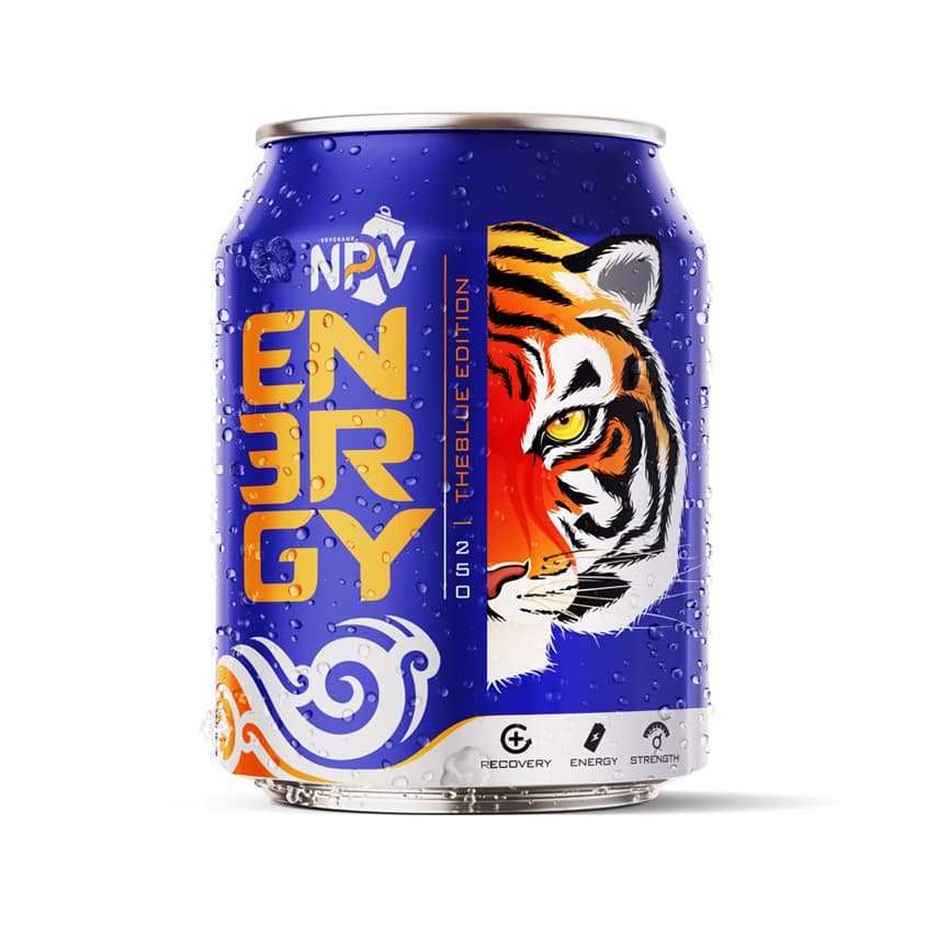 WHOLESALE  PRIVATE LABEL BEST QUALITY NPV BRAND ENERGY DRINK 250ML SLIM CAN