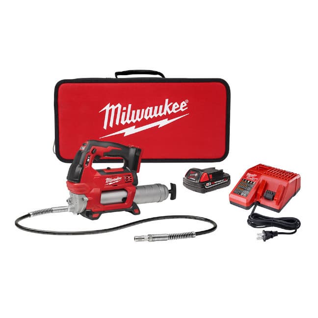TOOLSET Milwaukee M18 18V Lithium_Ion Cordless Grease Gun 2 Speed POWER TOOLS