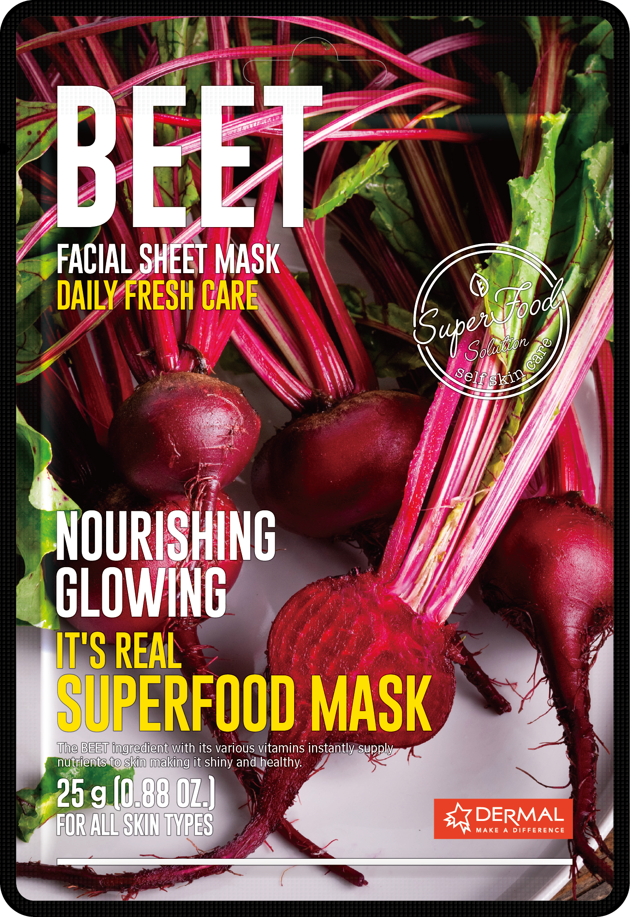 Dermal It_s Real Superfood Mask Beet