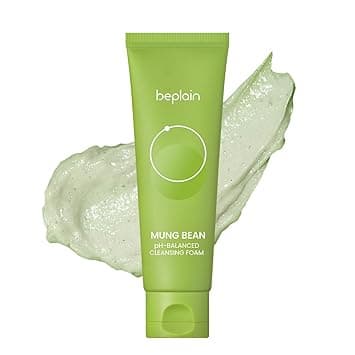 beplain Mung Bean pH balanced cleansing foam