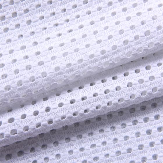 latest swiss voile white cotton lace fabric embroidered