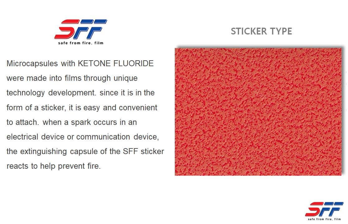 SFF Fire extinguishing assisting film