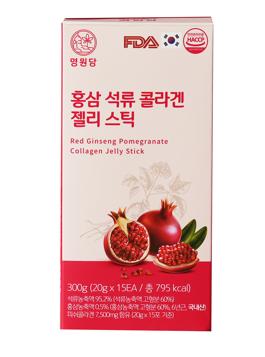 Red Ginseng Pomegranate Collagen Jelly Stick _15EA_