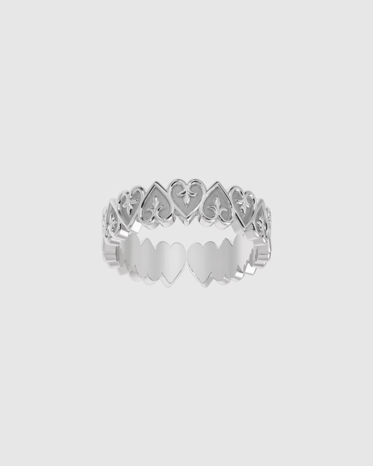 Eternal Heart Freesize Ring_ Basic