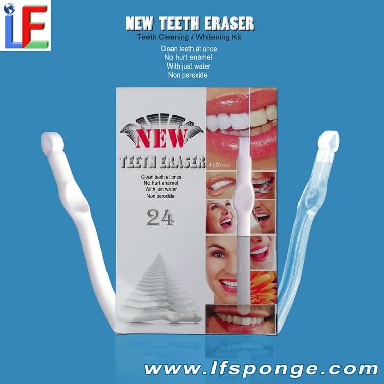 Oral cleaner New teeth earser lfsponge teeth cleaning kit