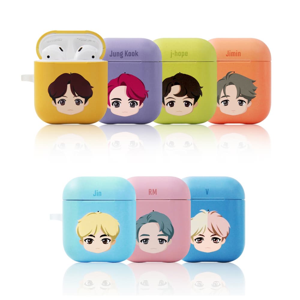 BTS Official Apple Airpods 1_2 Basic Hard Case
