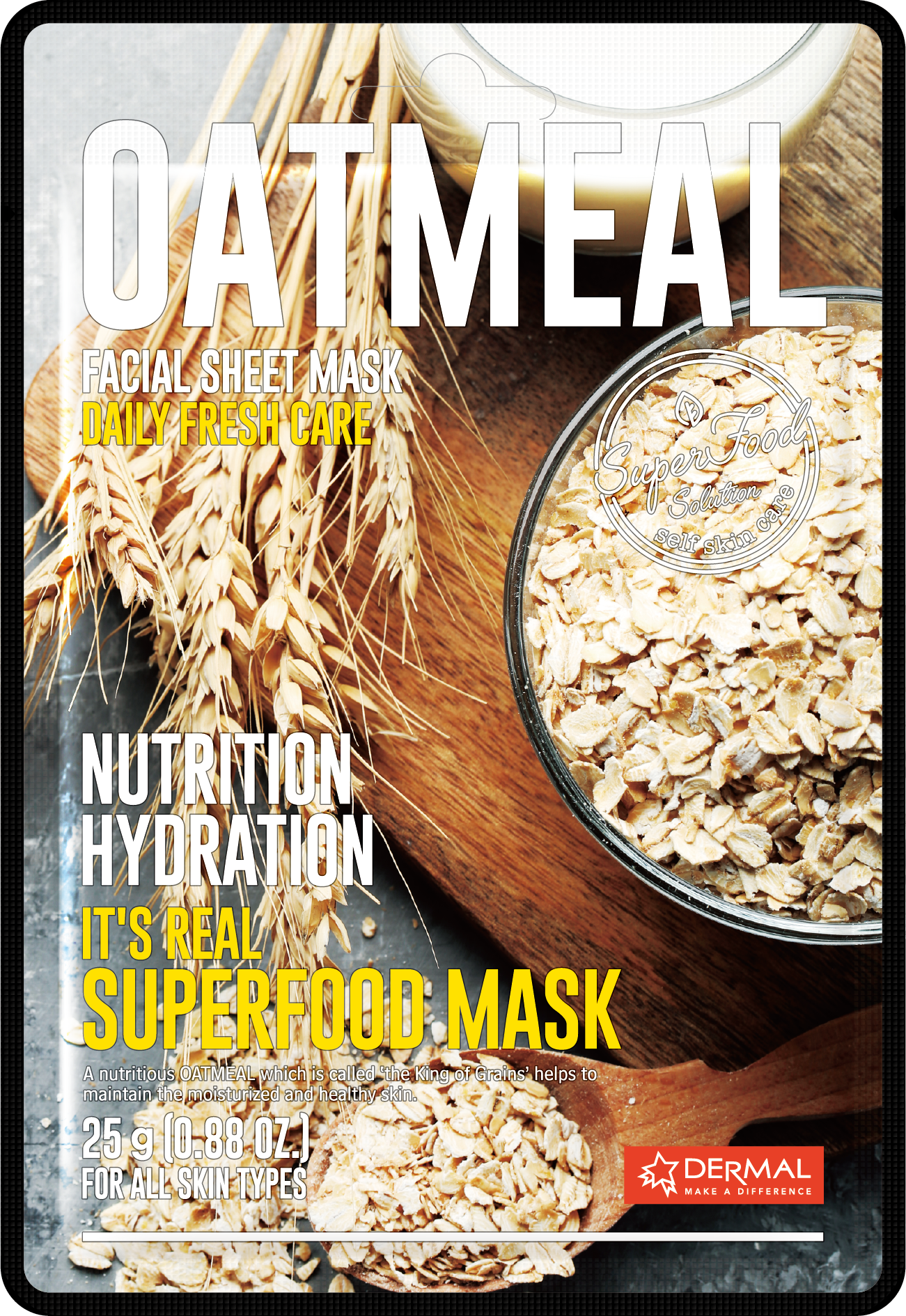 Dermal It_s Real Superfood Mask Oatmeal