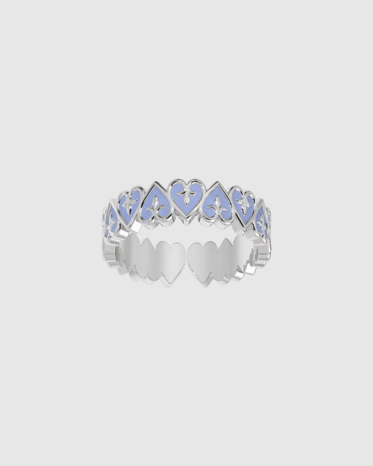 Eternal Heart Freesize Ring_ Coloring