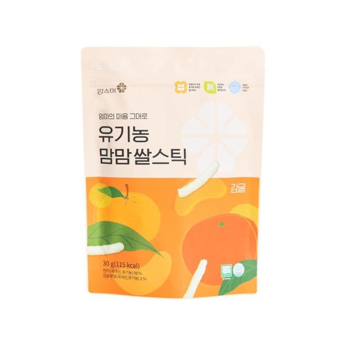 Organic Mom Mom Rice Snack _stick type_ Tangerine flavor_