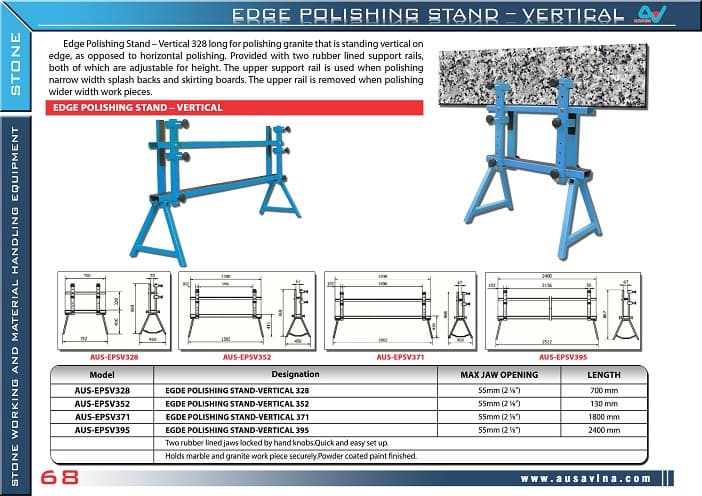 EGDE POLISHING STAND-VERTICAL