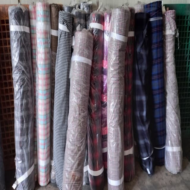 Wool Blended Assorted Check Stripe Solid Woven 58_