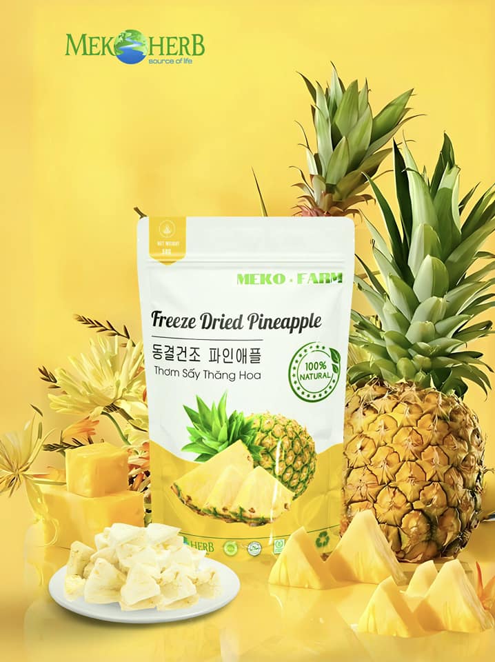 FREEZE DRIED PINEAPLLE