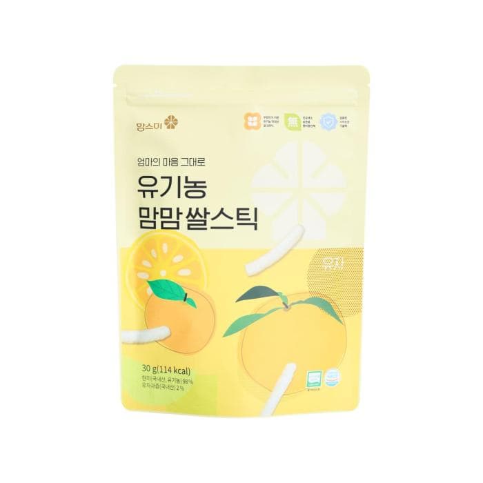 Organic Mom Mom Rice Snack _stick type_ Yuzu flavor_