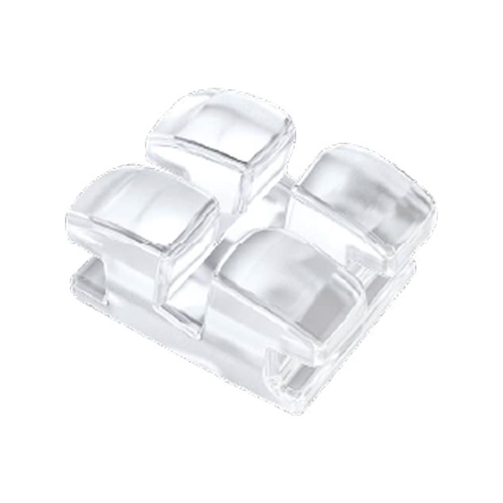 Absolute Sapphire Bracket _ Premium Transparent Orthodontic Solution