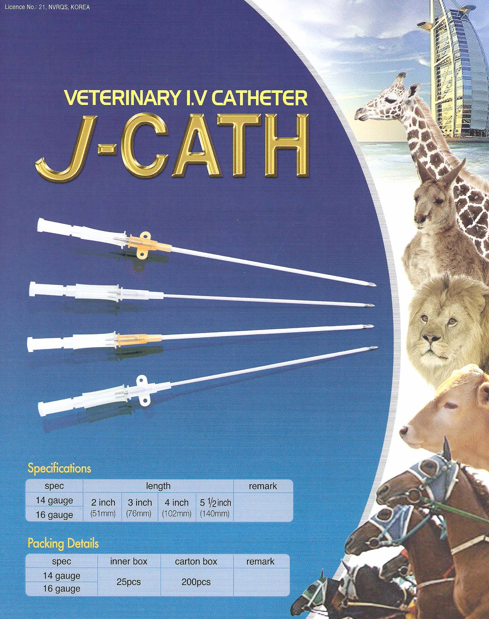 Veterinary I_V_ Catheter