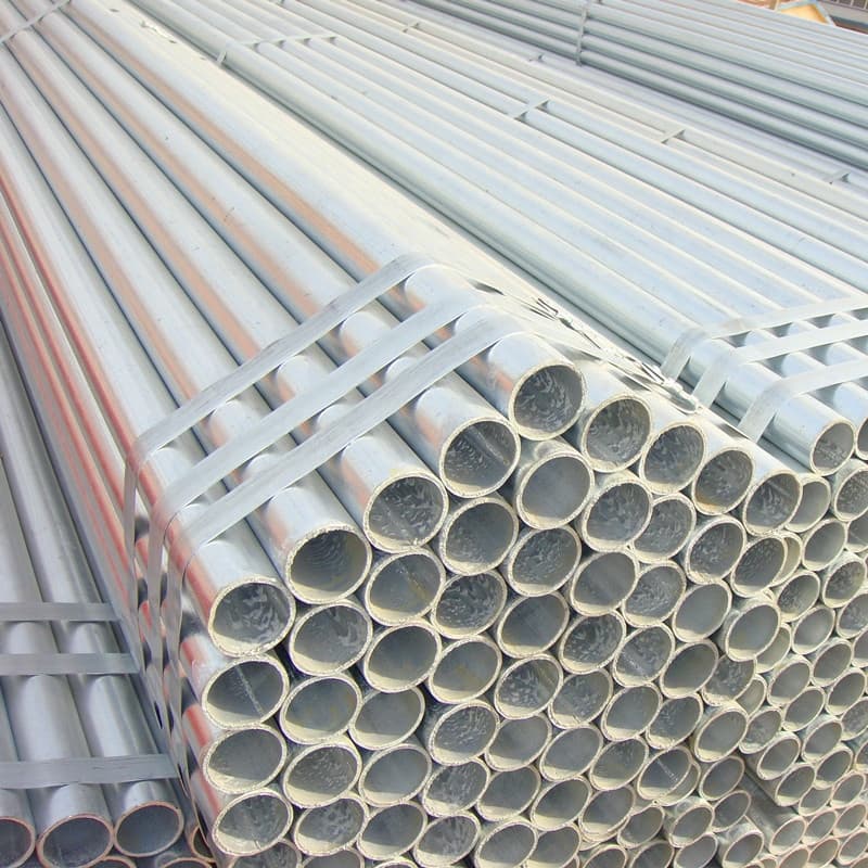 Q235 mild carbon erw welded hot rolled threaded gi pipe list for sale