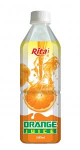 Orange Juice In Bottle
