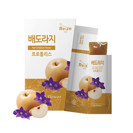Re_Zn Pear Balloon Flower Root Propolis Stick Jelly